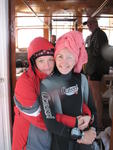 On the boat