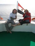 on the boat